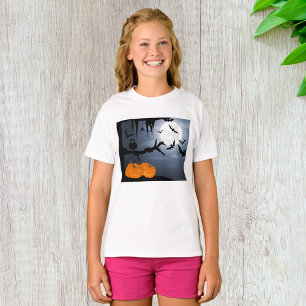 Halloween Bats And Owl T-Shirt