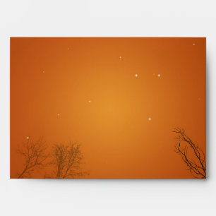 Halloween Bats and Trees Envelope