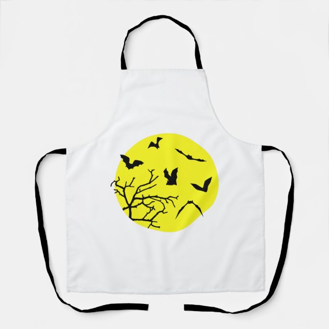 Halloween bats  apron (Front)