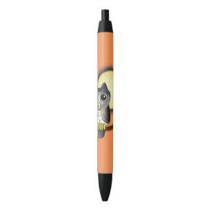 Halloween Bats Black Ink Pen