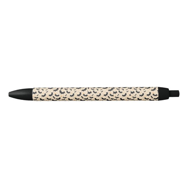 Halloween bats black ink pen (Front)
