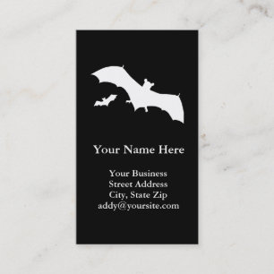 Halloween Bats Business Card