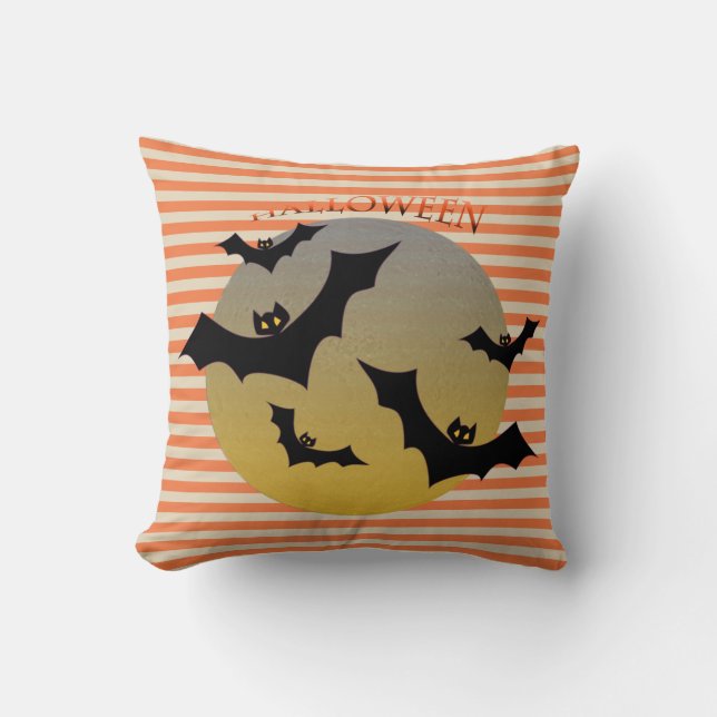 Halloween bats cushion (Front)
