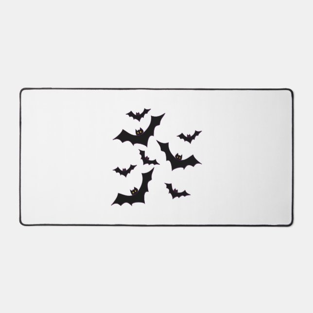 Halloween bats desk mat (Front)