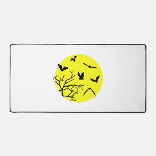 Halloween bats desk mat