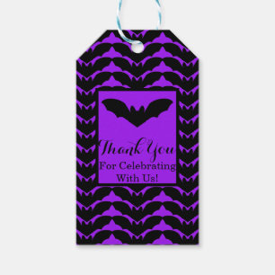 Halloween Bats Gift Tags