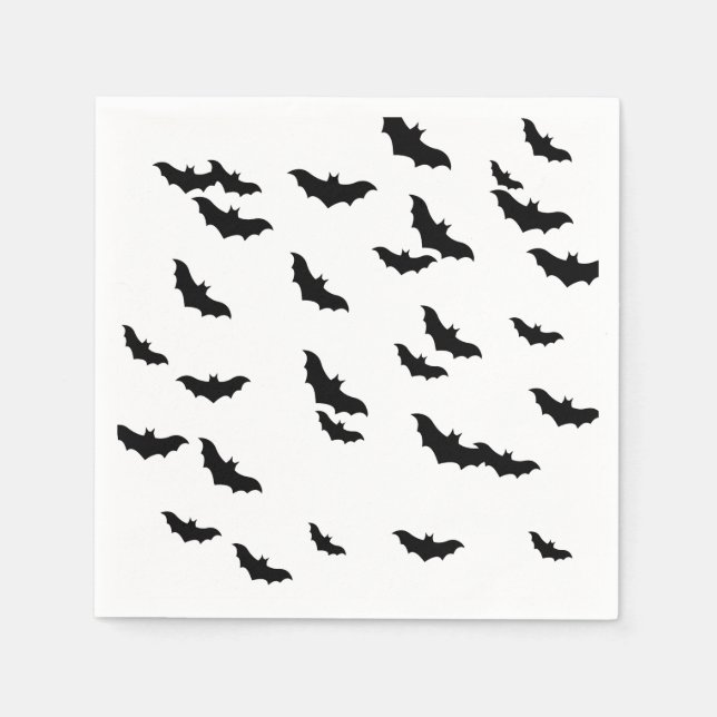 Halloween Bats Napkin (Front)