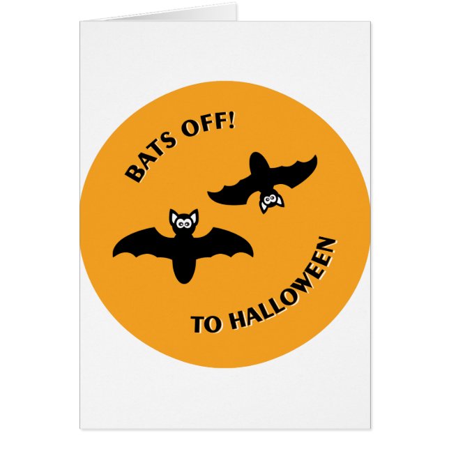 Halloween Bats Orange (Front)