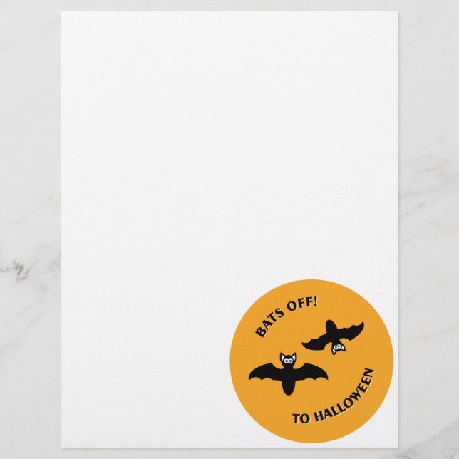 Halloween Bats Orange (Front)