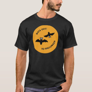 Halloween Bats Orange T-Shirt
