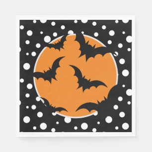 Halloween Bats Paper Napkins