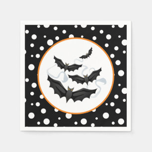 Halloween Bats Paper Napkins