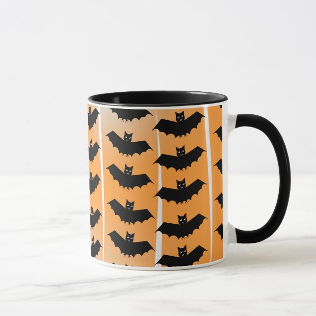 Halloween Bats Pattern Mug (Right)