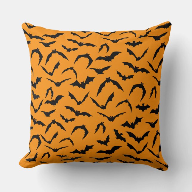 Halloween Bats Pillow (Front)