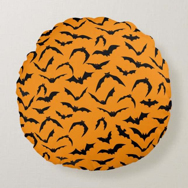 Halloween Bats Pillow (Front)