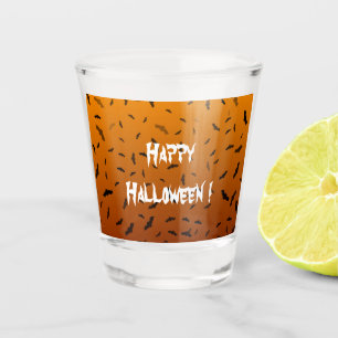 Halloween Bats Shot Glass
