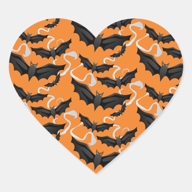 Halloween Bats Sticker (Front)