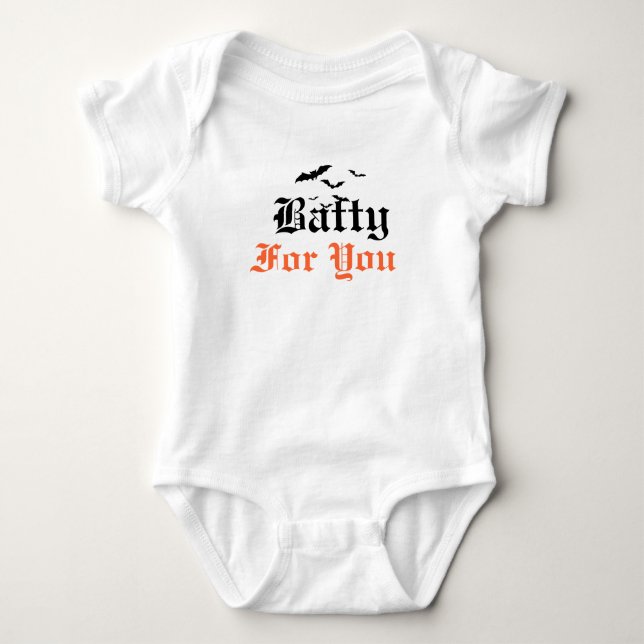 Halloween Batty for You Infant Creeper (Front)