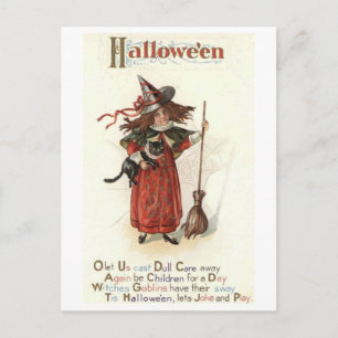 Halloween, Be Children for a Day, Vintage Postcard