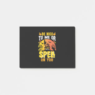 Halloween Be Nice To Me Birthday Post-it Notes