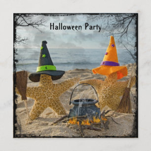 Halloween Beach Party invitation