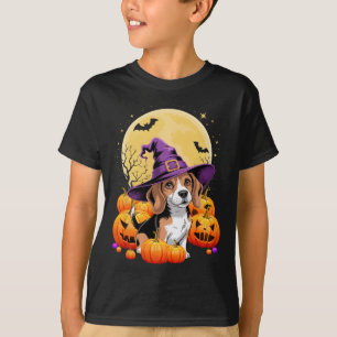 Halloween Beagle Dog Pumpkin Costume For Men Women T-Shirt