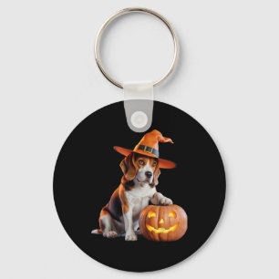 Halloween Beagle For Dog Lovers Charming Costume F Key Ring