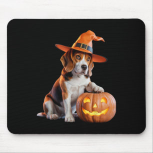 Halloween Beagle For Dog Lovers Charming Costume F Mouse Mat