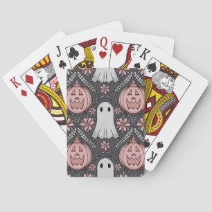 Halloween beauty playing cards