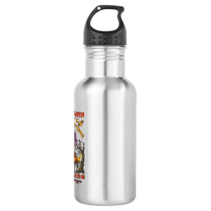 Halloween Become Anything Cauldron Cat Ghost Pumpk 532 Ml Water Bottle