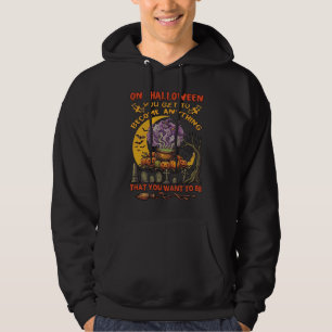 Halloween Become Anything Cauldron Cat Ghost Pumpk Hoodie