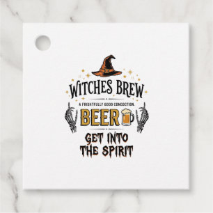 Halloween Beer Hocus Pocus Funny Vintage_1 Favour Tags