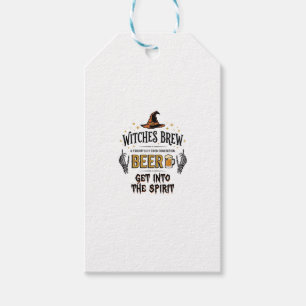 Halloween Beer Hocus Pocus Funny Vintage_1 Gift Tags