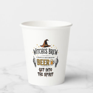 Halloween Beer Hocus Pocus Funny Vintage_1 Paper Cups
