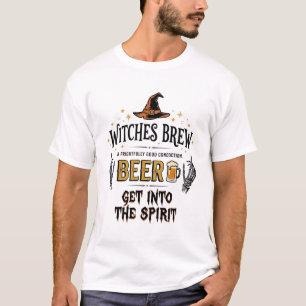 Halloween Beer Hocus Pocus Funny Vintage_1 T-Shirt