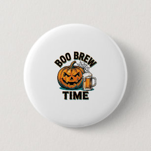 Halloween Beer Shirt Vintage Pumpkin Party Tee_1 6 Cm Round Badge