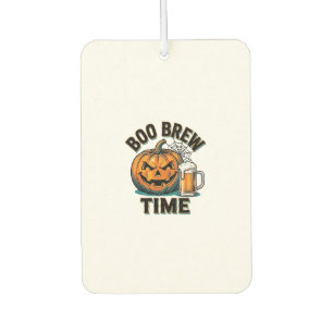 Halloween Beer Shirt Vintage Pumpkin Party Tee_1 Car Air Freshener