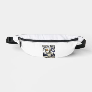 Halloween Beer Skeleton Vintage Party Bum Bags
