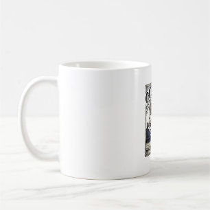 Halloween Beer Skeleton Vintage Party Coffee Mug