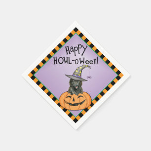 Halloween Belgian Sheepdog Napkin