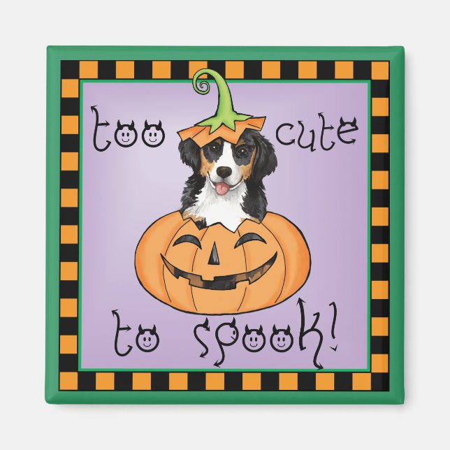 Halloween Berner Magnet (Front)