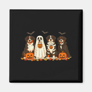 Halloween Bernese Mountain Dog Ghost Soky Bernese  Magnet