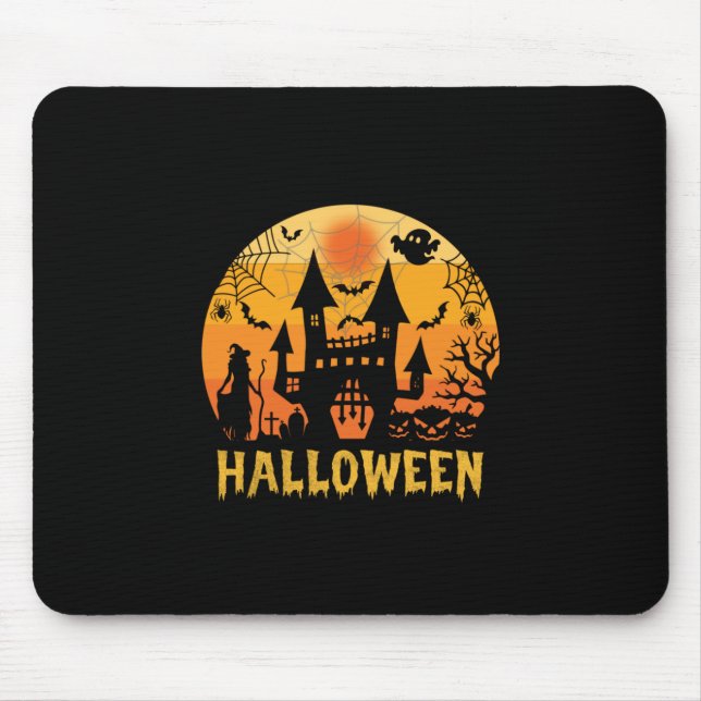 Halloween Best Halloween Birthday Mouse Mat (Front)