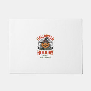 Halloween Best Holiday Vintage Pumpkin Shirt Desig Doormat