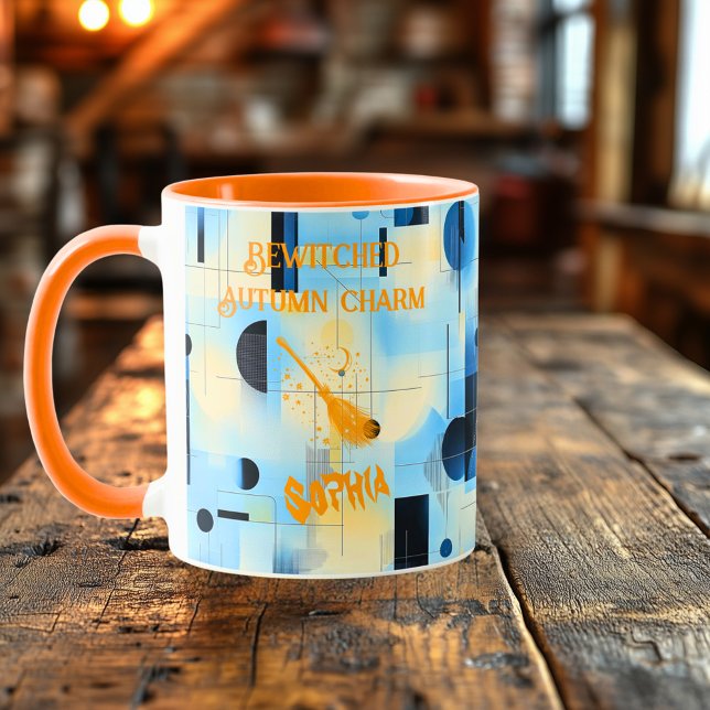 Halloween - Bewitched Broomstick Autumn Charm Mug (Creator Uploaded)