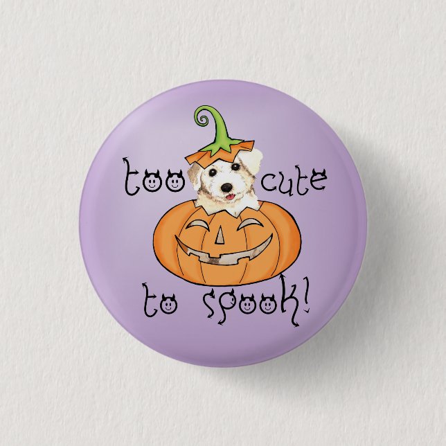 Halloween Bichon 3 Cm Round Badge (Front)