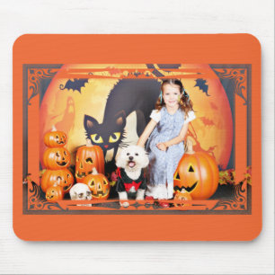 Halloween - Bichon Frise - Andi Mouse Mat