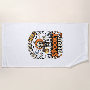 Halloween Big Brother Spooky Debut Beach Towel