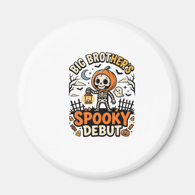 Halloween Big Brother Spooky Debut Magnet (Front)