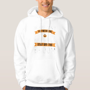 Halloween Big Girls Broom Witch Design_1 Hoodie